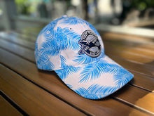 Load image into Gallery viewer, Tropical Blue Palm Hat
