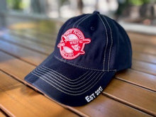 Load image into Gallery viewer, Navy / Red Plane Hat
