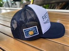 Load image into Gallery viewer, Navy Wings Foam Hat
