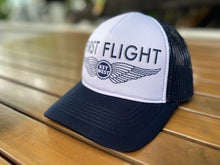 Load image into Gallery viewer, Navy Wings Foam Hat
