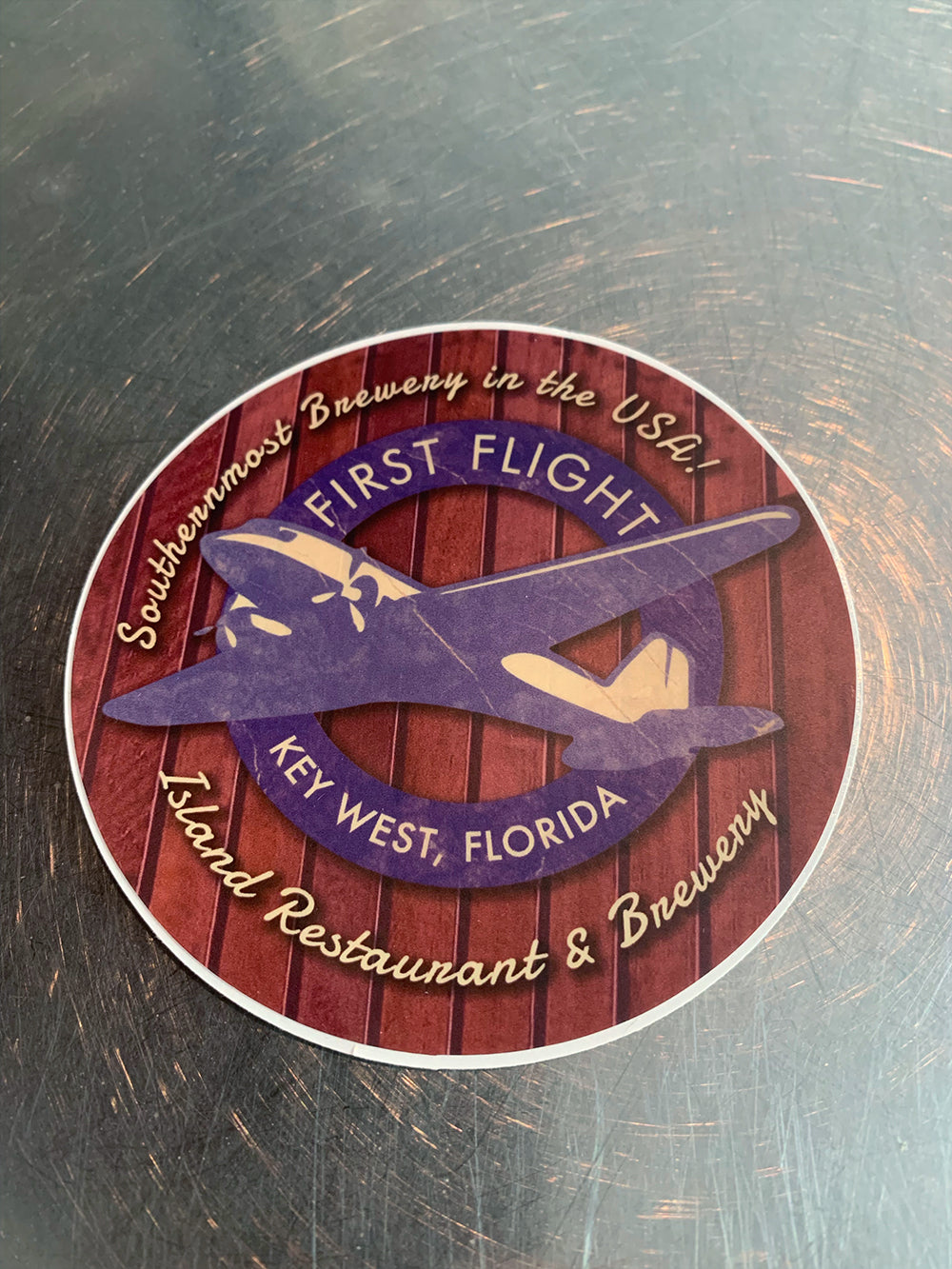 First Flight Sticker Airplane Logo Sticker – First Flight Key West