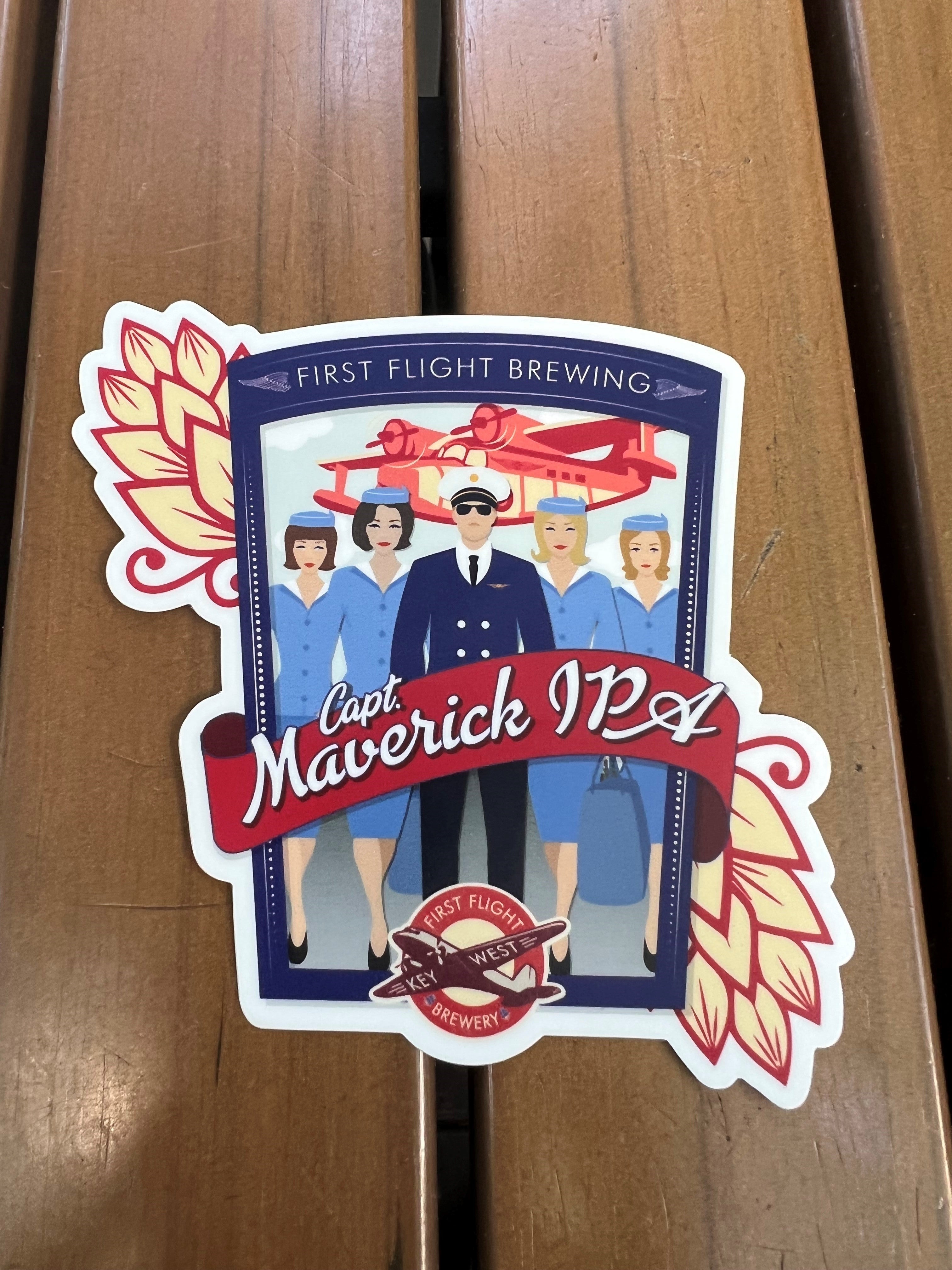 First Flight Sticker First Flight Brewing Stickers – First Flight Key West