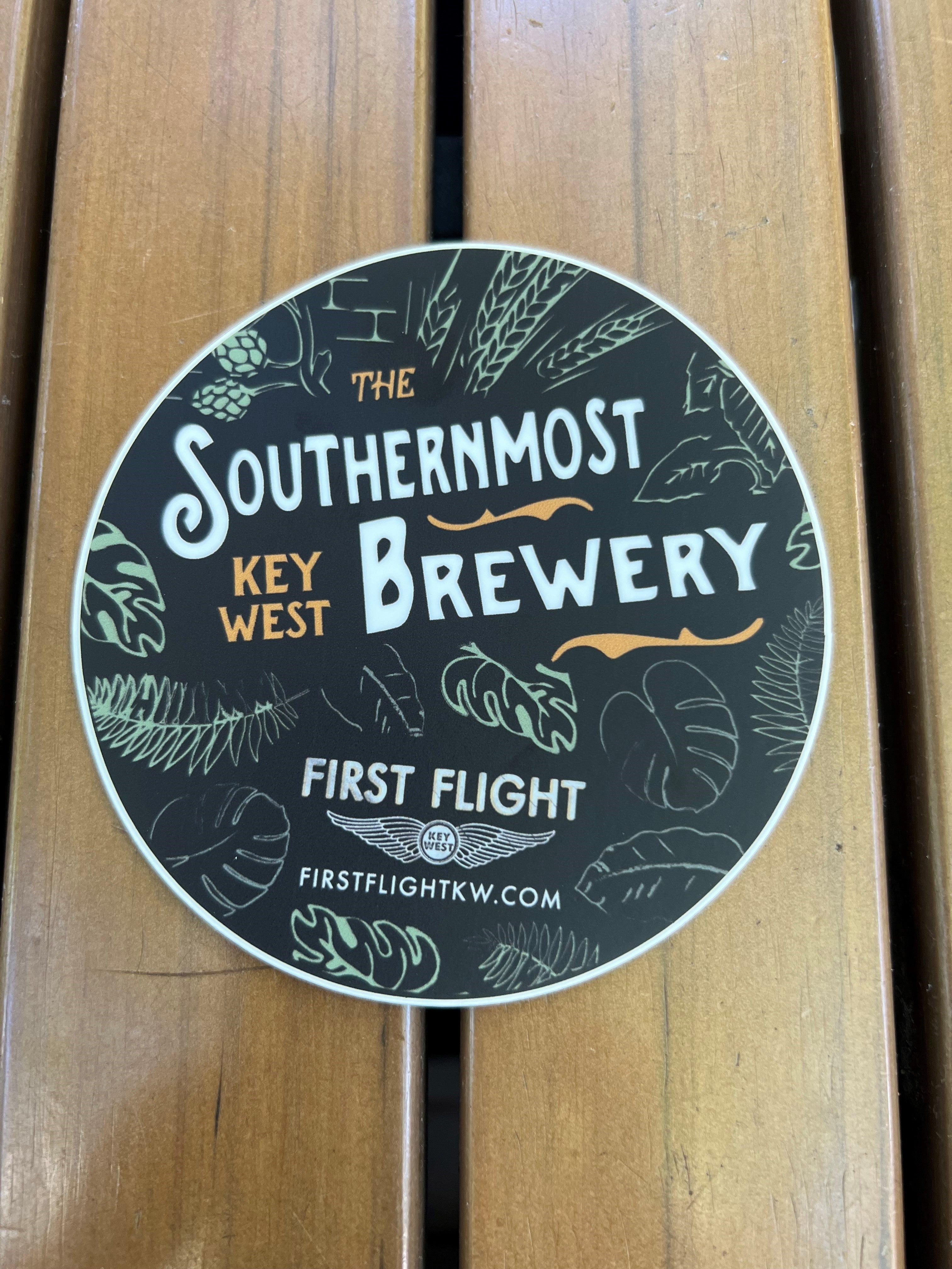 Southernmost Brewery Sticker – First Flight Key West